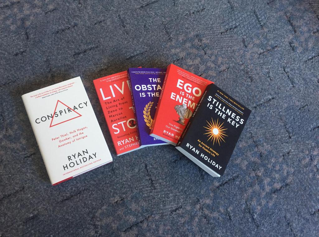 five books by ryan holiday