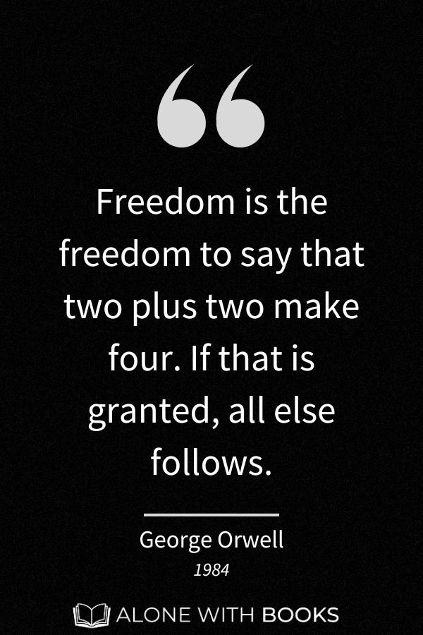 1984 quote about freedom
